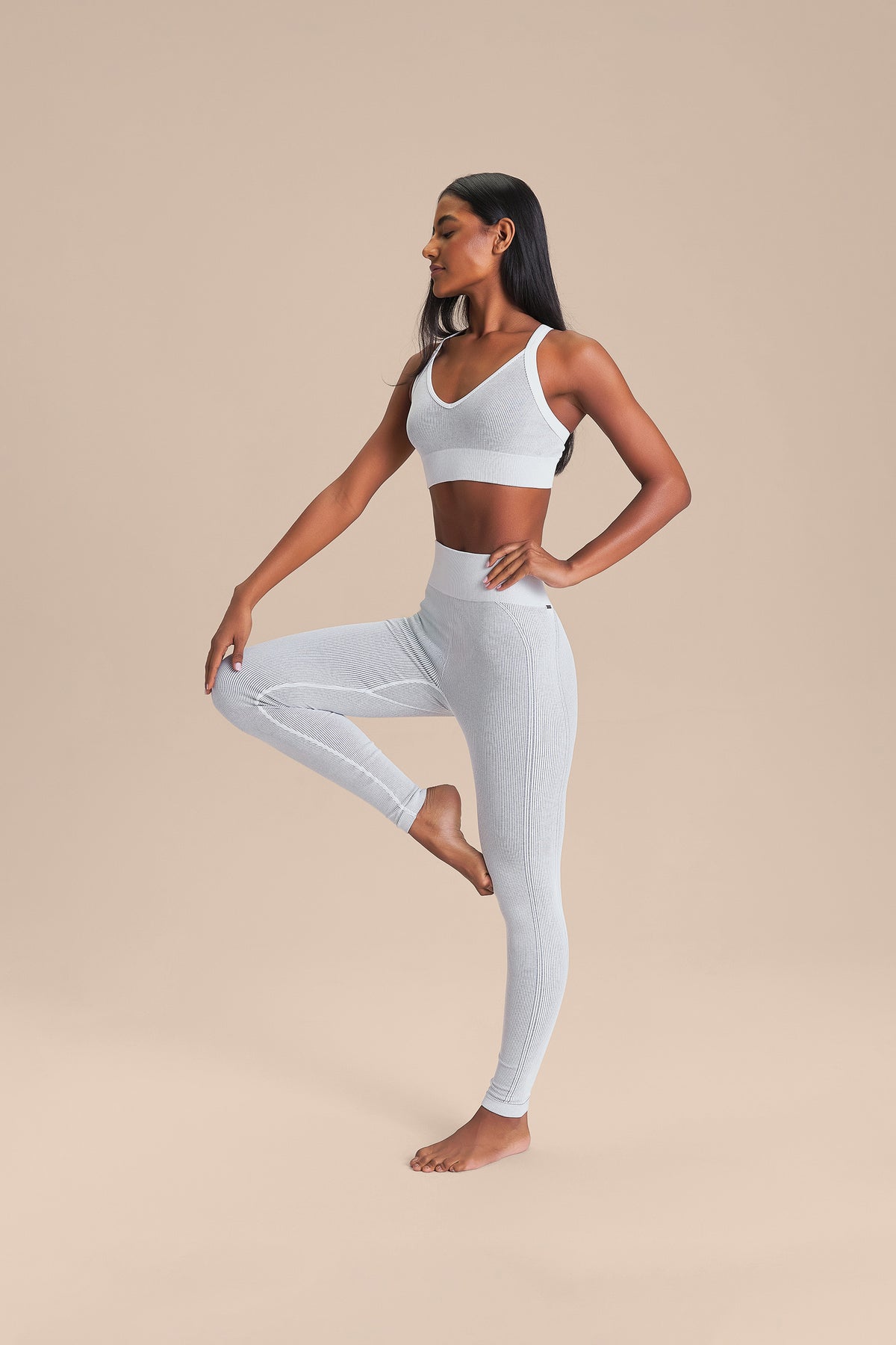 Seamless Mesh Full-Length Legging
