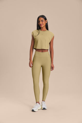 Softgreen Cropped T-Shirt