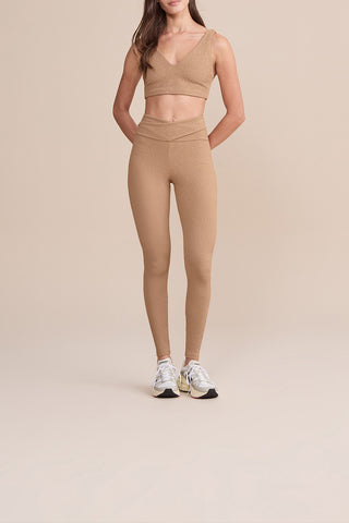 V Jacquard Outline Sports Bra