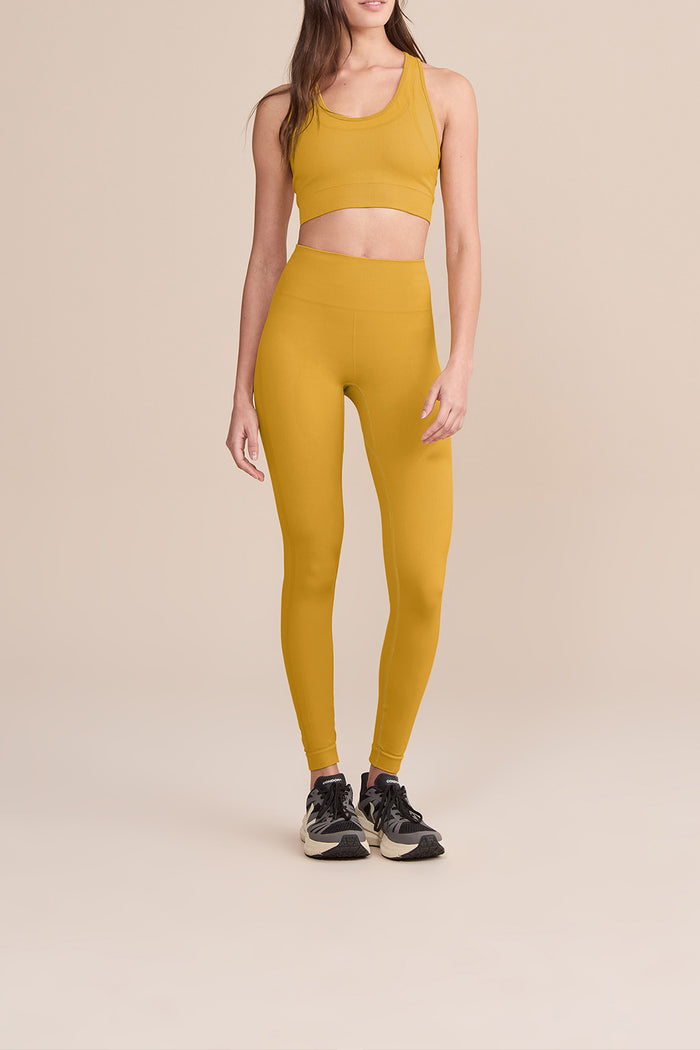Mix Seamless Knit Racerback Sports Bra