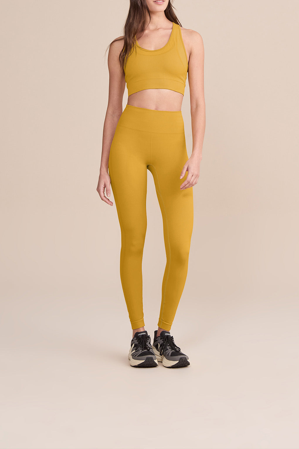 Mix Seamless Knit Racerback Sports Bra