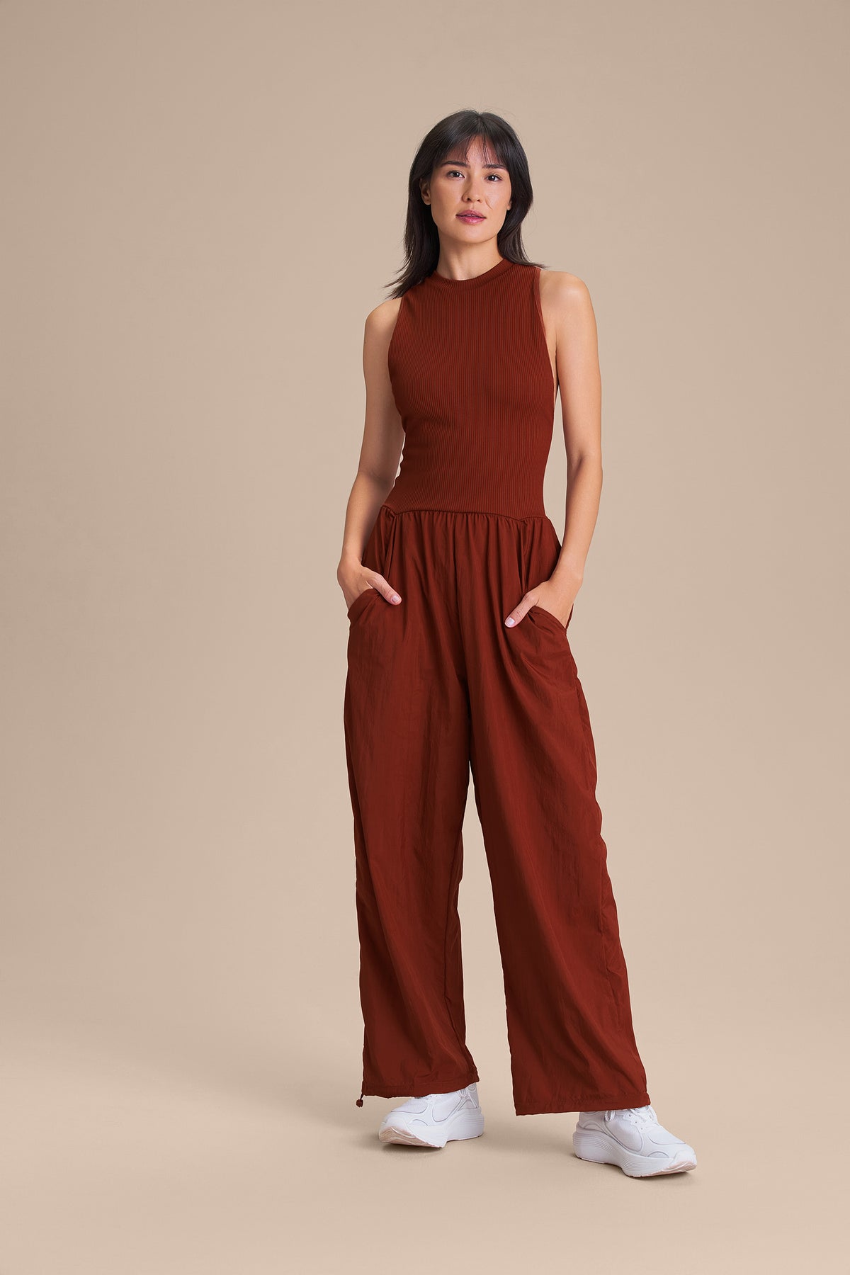 Nylon Net Mesh Jumpsuit