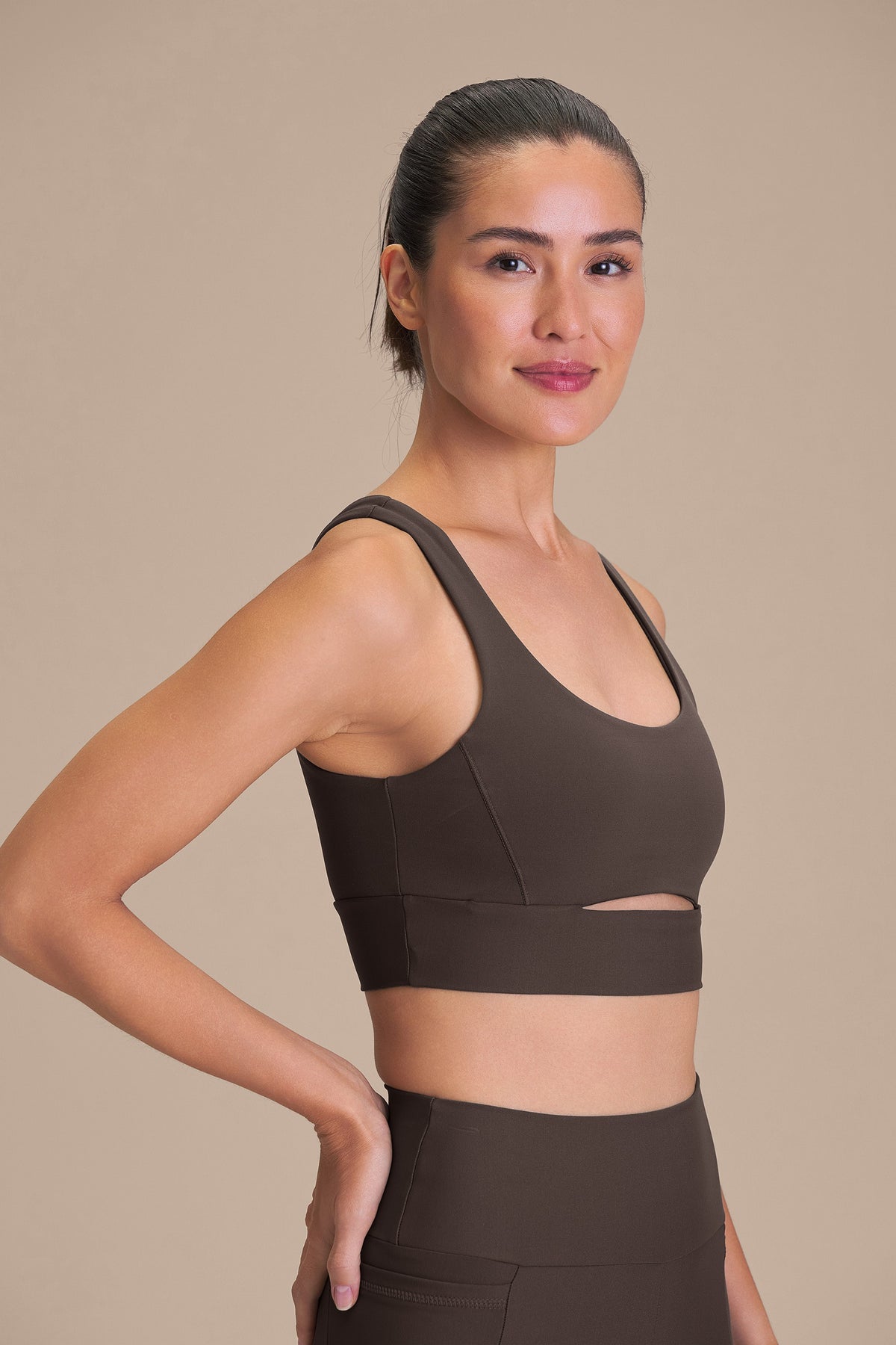 Cut Out Fit Green® Bra