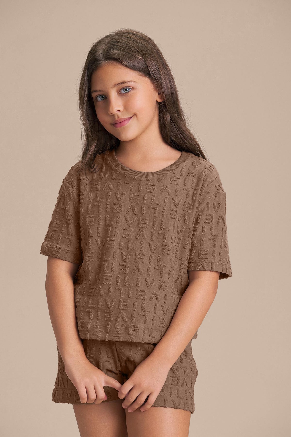 LIVE Signature Jacquard Kids T Shirt