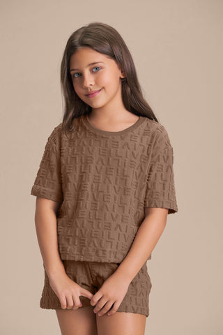 LIVE Signature Jacquard Kids T Shirt