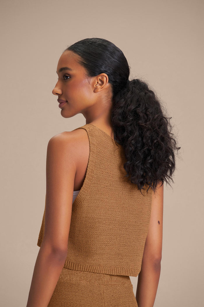 Multi Loop Knit Cropped Tank