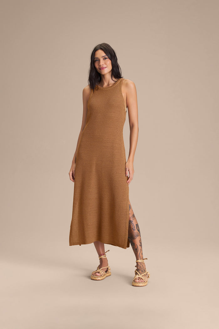 Loop Knit Midi Dress