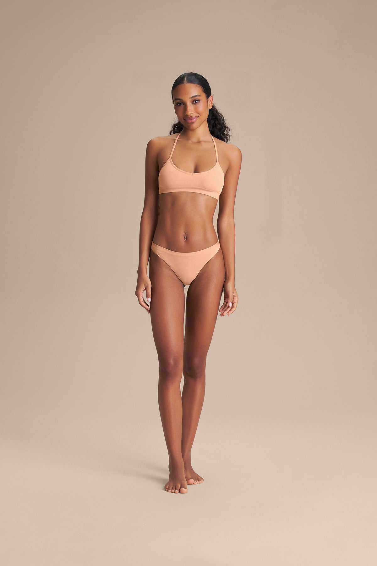 Seamless Halter Neck Bra