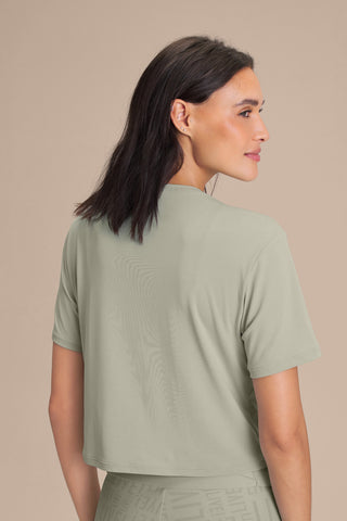 Bio Stretch Cropped T-Shirt