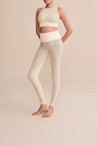 Seamless Diagonal Knit Legging