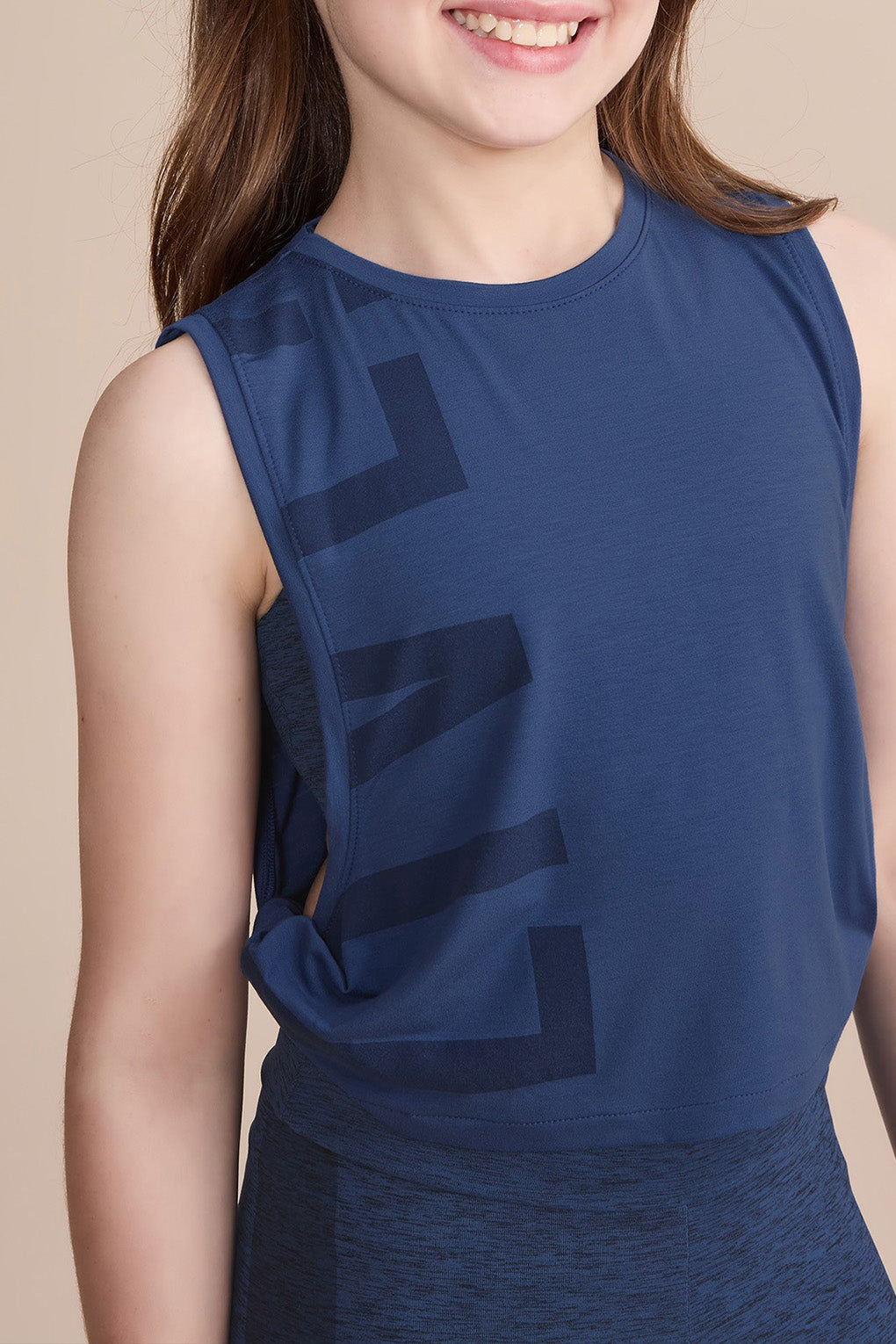 Twist Side Kids Tank Top