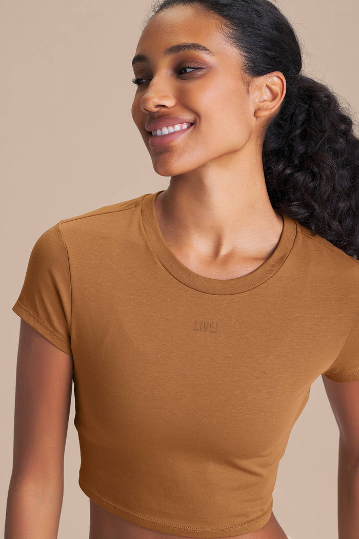 Pima Slim Cropped Top