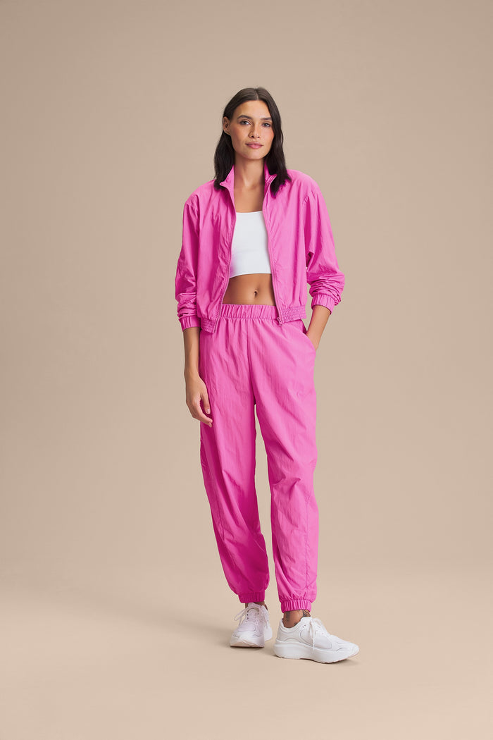 Nylon Net Jogger Pant