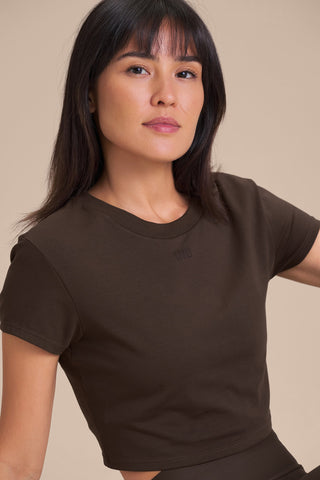 Pima Slim Cropped Top