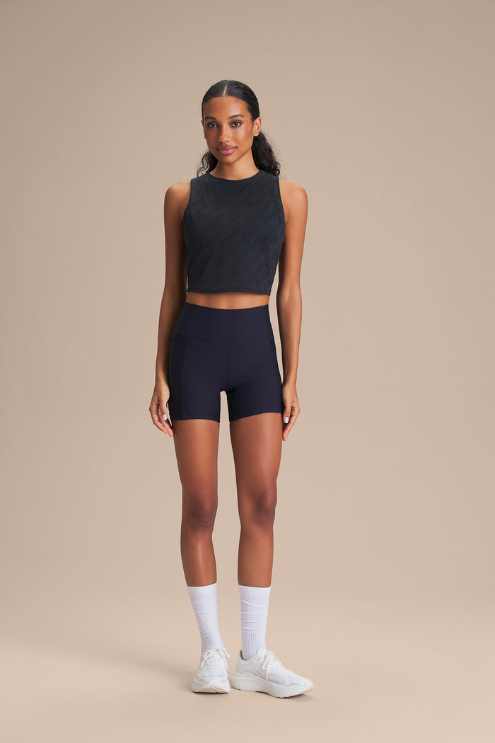 LIVE Jacquard Cropped Tank