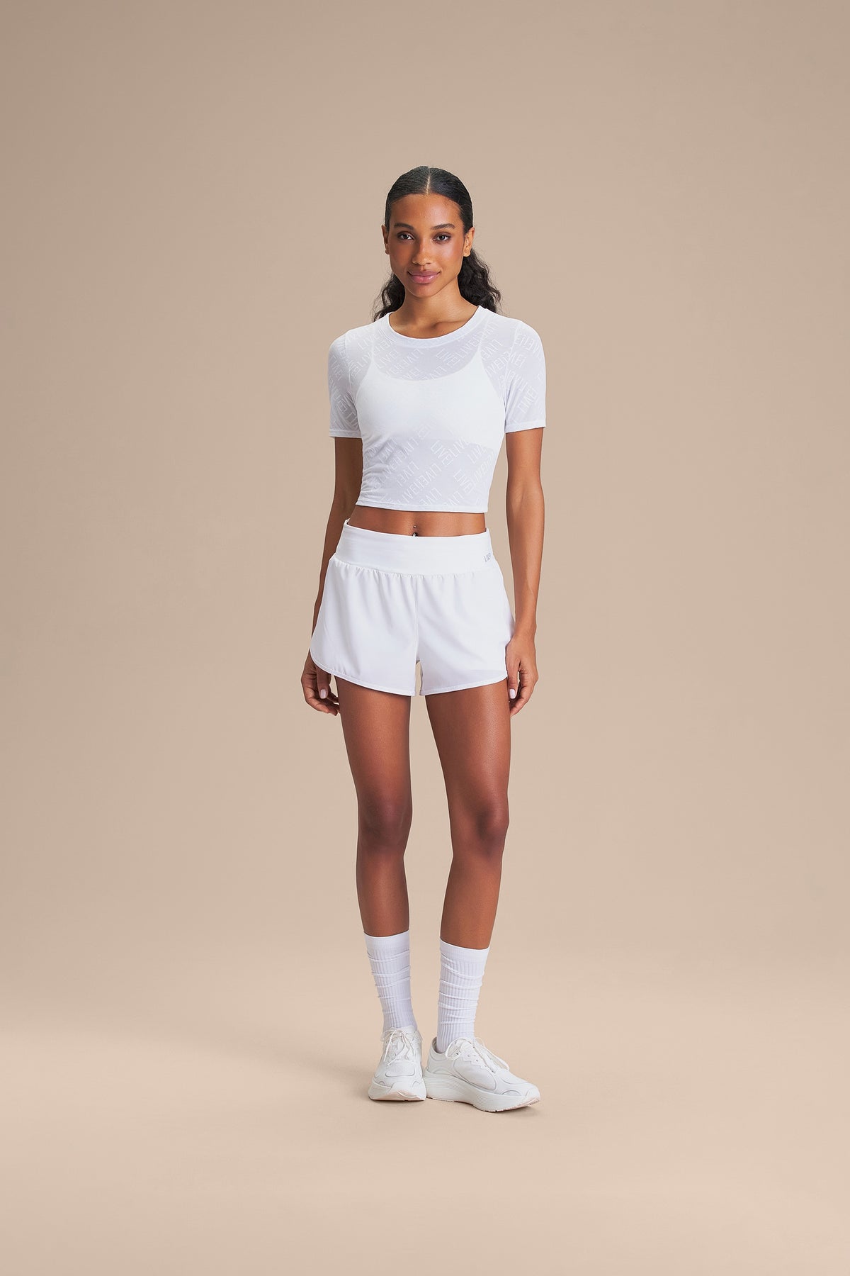 LIVE Jacquard Cropped Tank