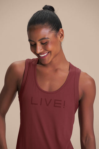 LIVE! Comfort Racerback Tank