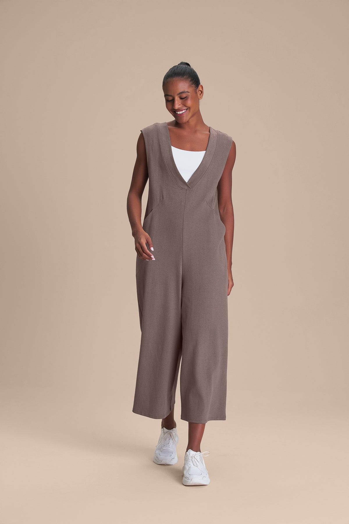 Rino Stone Jersey Jumpsuit
