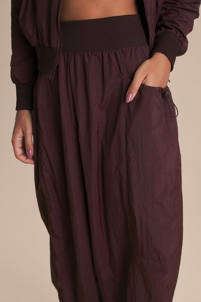 Balloon Nylon Net Pants