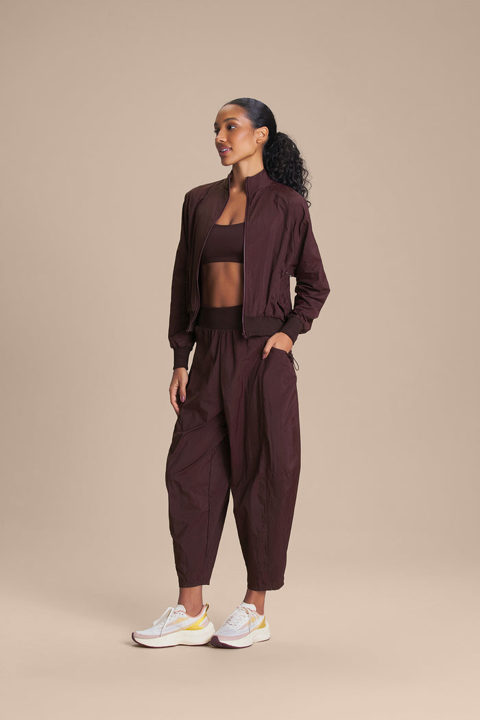 Balloon Nylon Net Pants