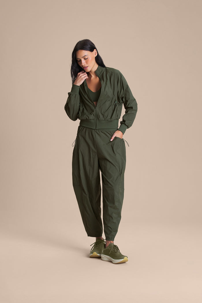 Balloon Nylon Net Pants