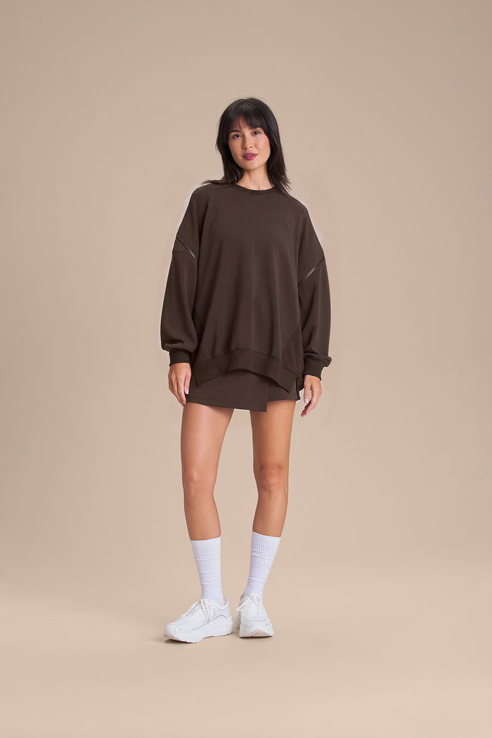 Modal Soft Zip Sweatshirt
