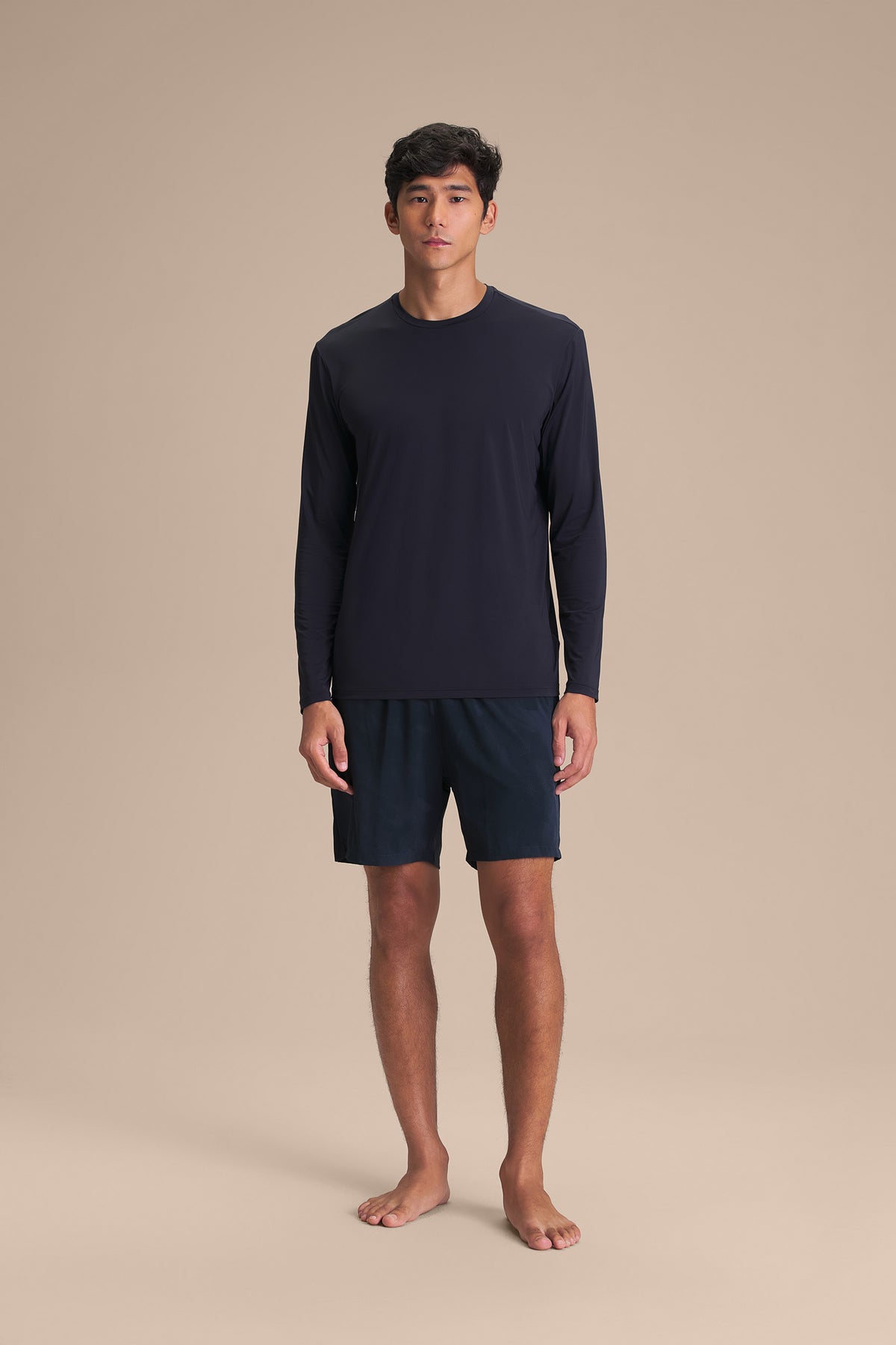 Comfy Long Sleeve Swin T-Shirt Men