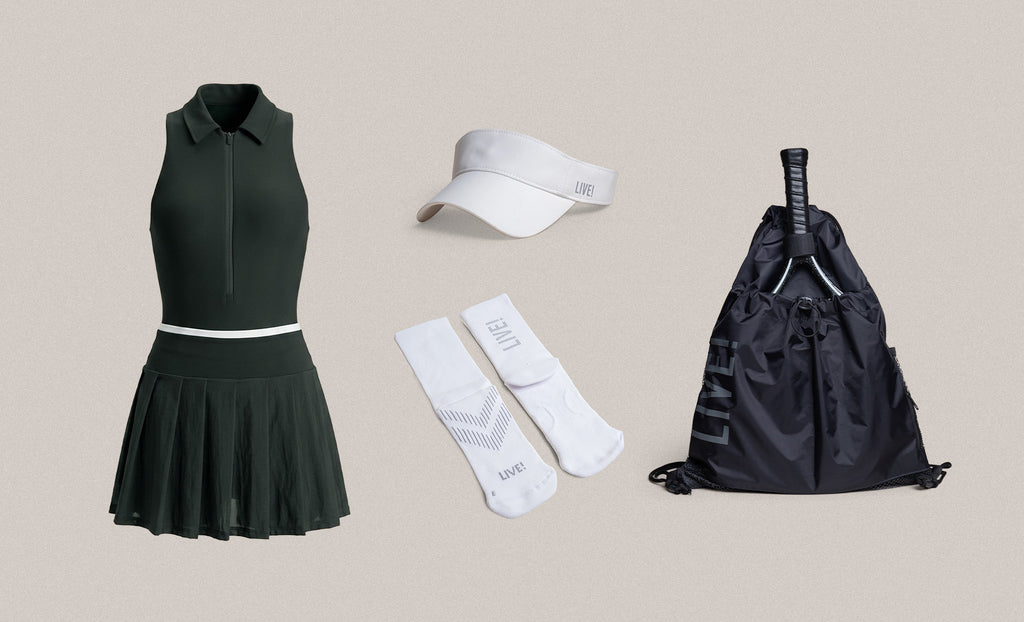 Curated selection of women's activewear for racket sports